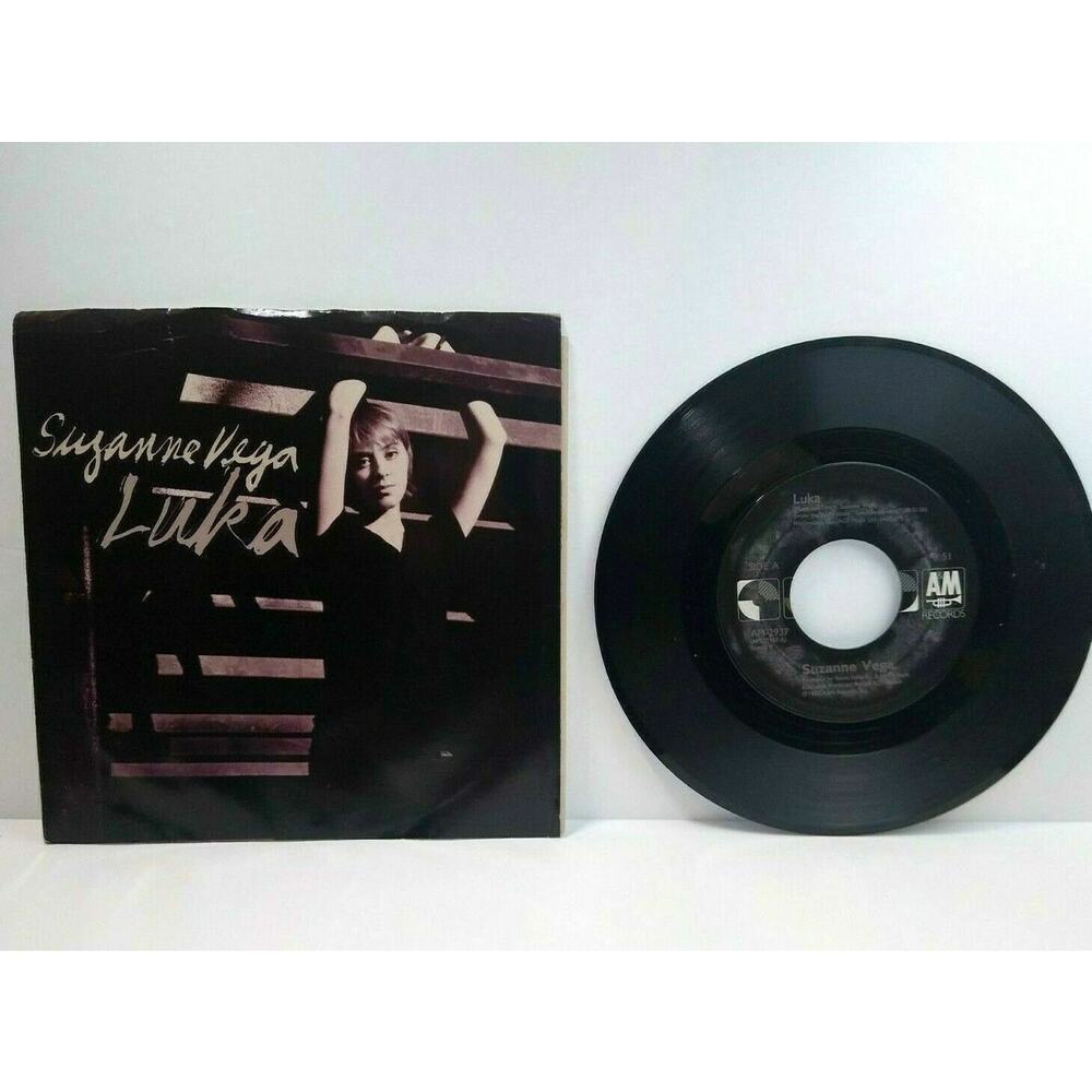 Suzanne Vega ‎Luka 7" Vinyl Record Original 1987 A&M Records ‎AM-2937 Soft Pop